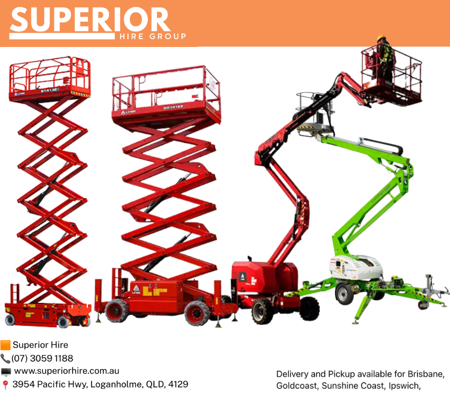 Access Equipment Hire Brisbane | Cherry Pickers & Scissor Lifts | Superior Hire