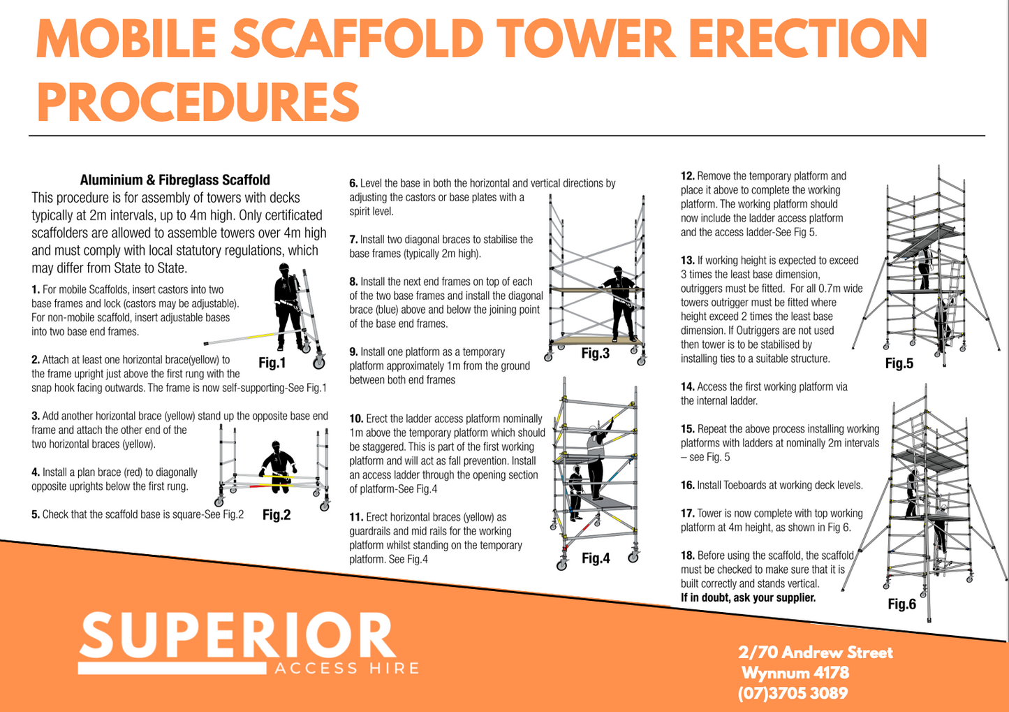 Mobile Scaffold Tower - 2m