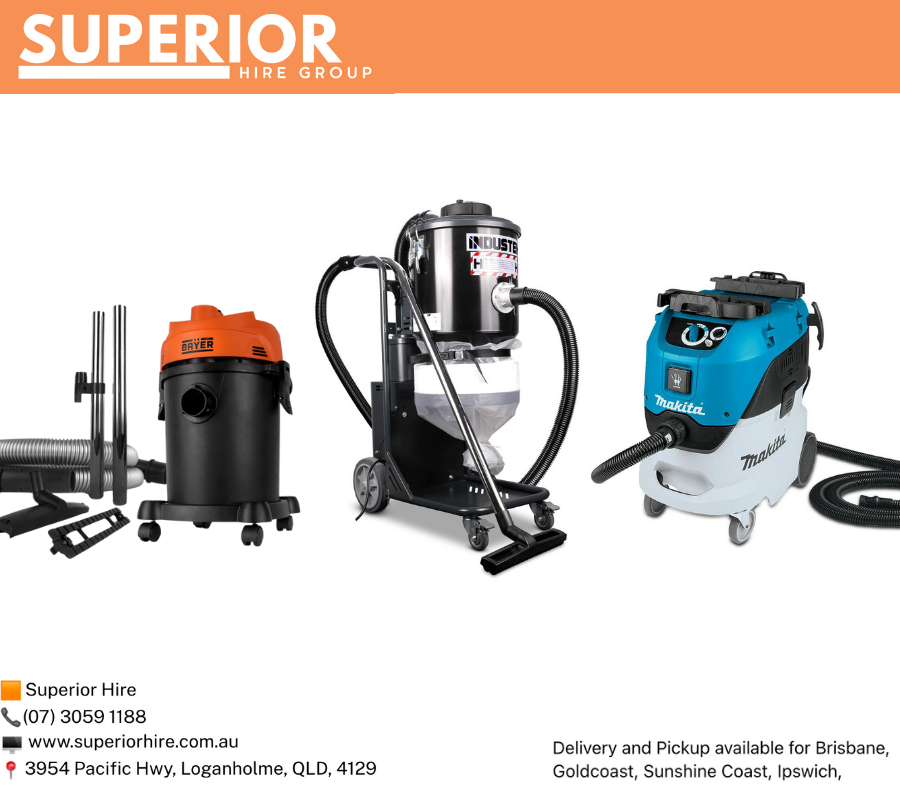 Vacuum & Dust Extractor Hire Brisbane | Construction Equipment Hire