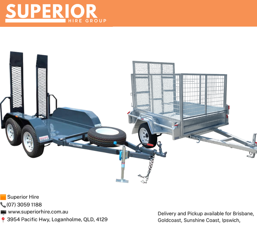 Trailer Hire Brisbane | Plant, Excavator & Cage Trailers