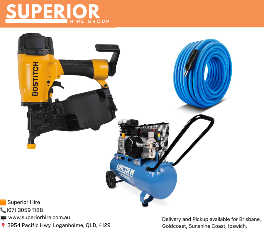 Coil Gun w/ 30m Hose & Air Compressor Package