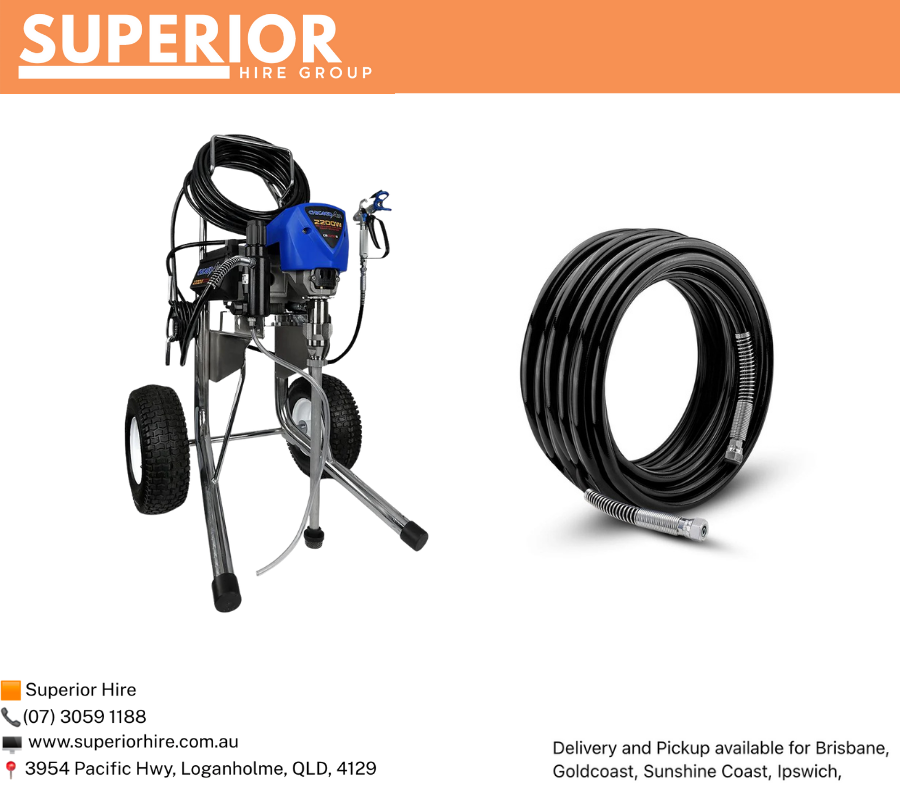 Airless Paint Sprayer + 30m Hose Package