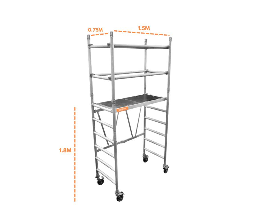 Mobile Narrow Scaffold - 1.8m