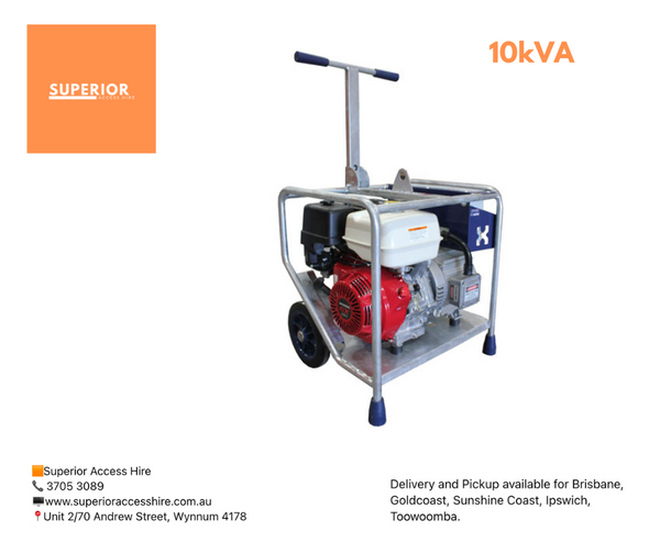10 KVA Generator Superior Access Hire 10-kva-generator-superior-access-hire