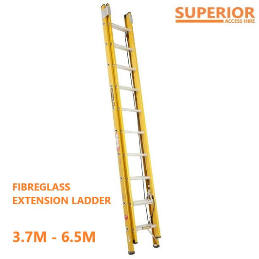 Fiberglass Extension Ladder 3.7m-6.5m