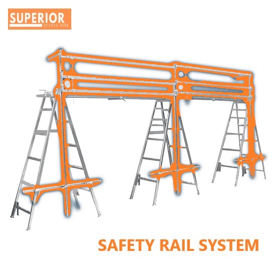 Automated Temporary Safety Rails Safety Rail System – Superior Access Hire